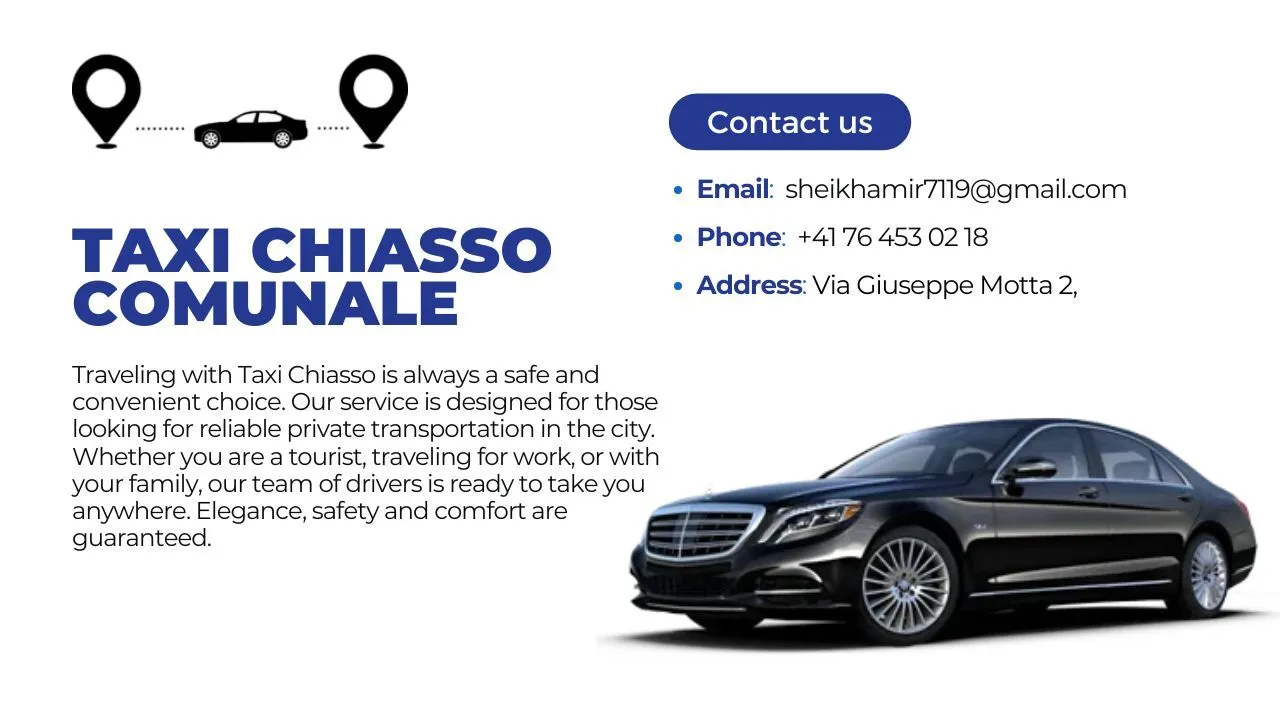 Read more about the article Reliable Taxi Chiasso Balerna Morbio – Book Your Ride Today